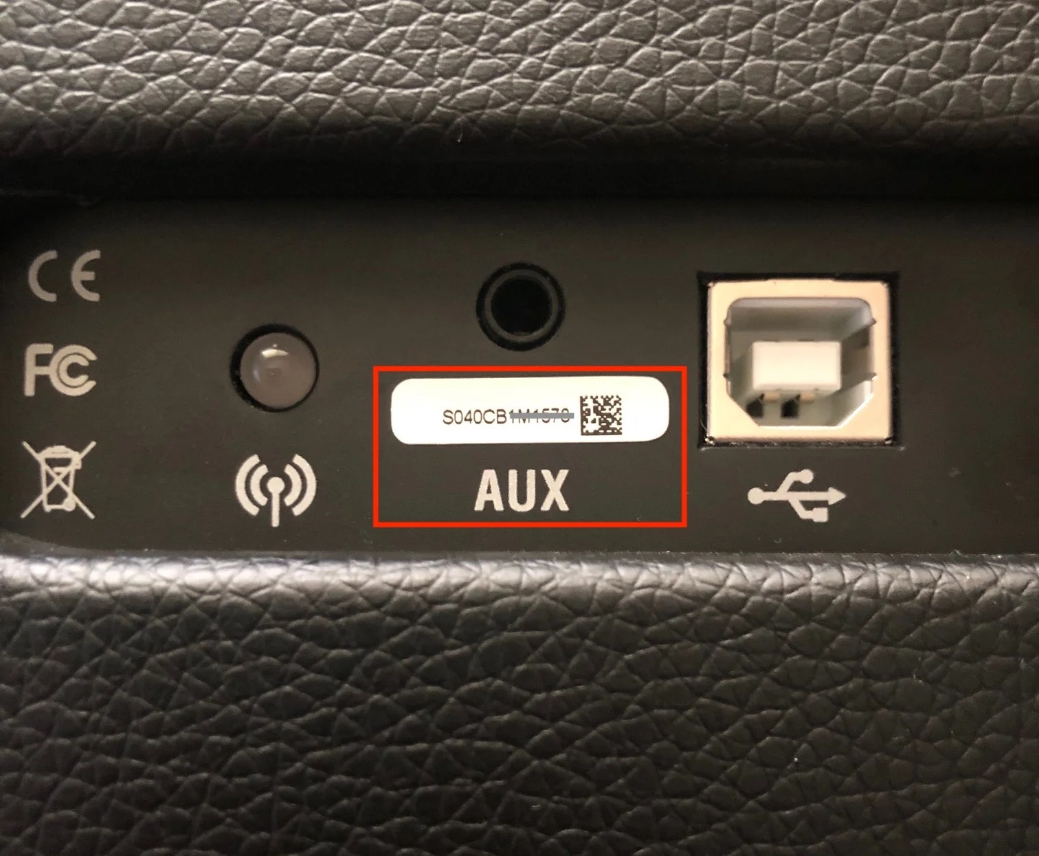 Spark Serial Number on the back of the amp 